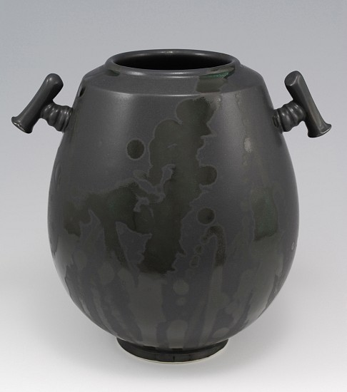 Sam Scott, Black Vase w/ Handles
2010, porcelain