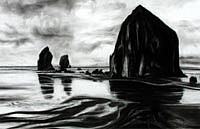 NEL 0079 Morning at Haystock Rock w