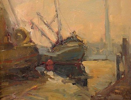 Don Ealy | Red Boat on Spirit Lake | | The Art Spirit Gallery