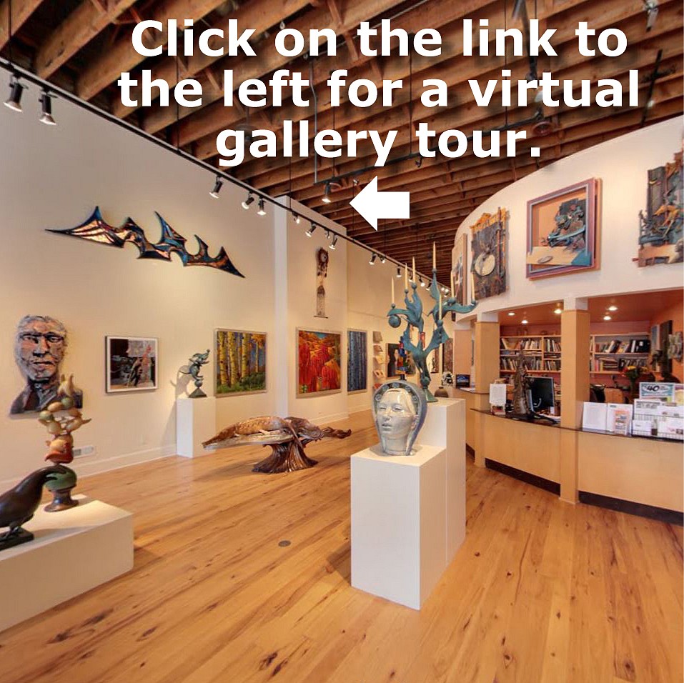 See Inside image for Google tour of gallery