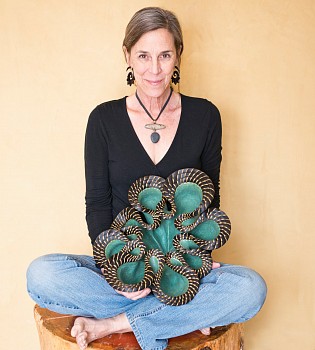 Valerie Seaberg with green bowl