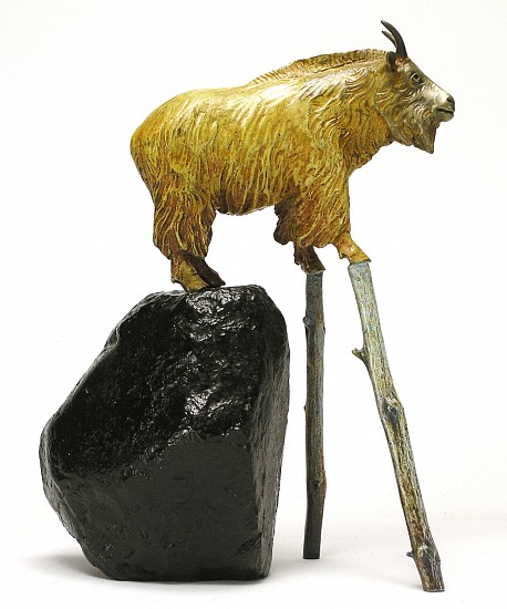 Brad Rude, Mountain Charlie
2006, cast bronze, enamel, paint & patina