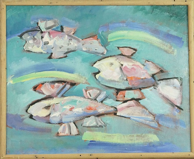 Ernest Lothar, Three Fish
oil paint