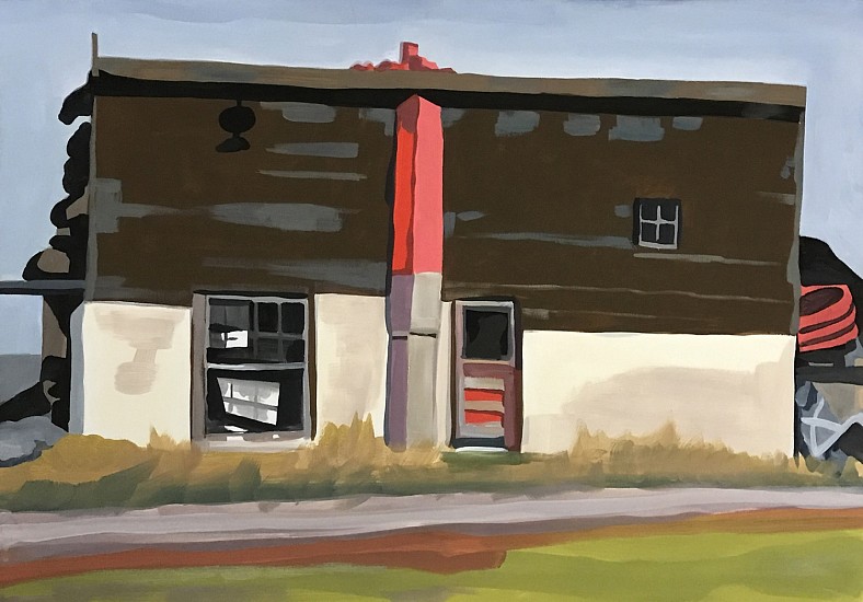 Sheila Miles, Somewhere In Nebraska
2018, oil on canvas
