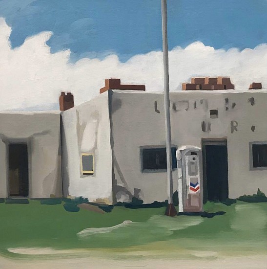 Sheila Miles, On Highway 285
2019, oil on canvas