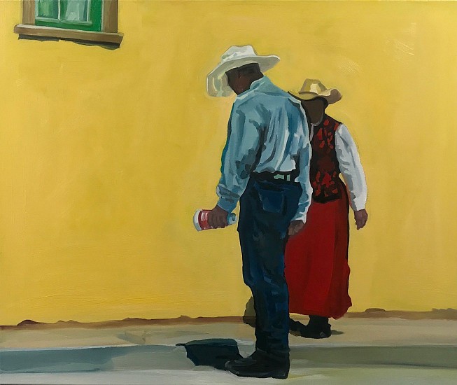 Sheila Miles, On a Western Street
2020, oil on canvas