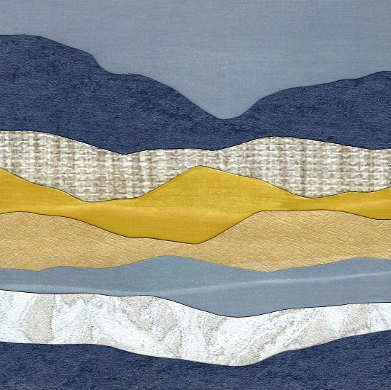 Lorelle Rau, Mountain Mini Series #196
2021, cut paper on panel