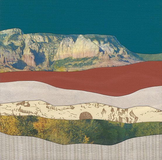 Lorelle Rau, Mountain Mini Series #199
2021, cut paper on panel