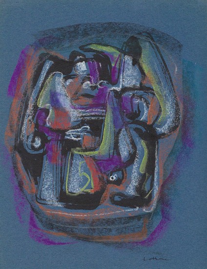 Ernest Lothar, Drawing 35
pastel on construction paper