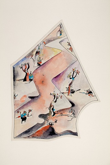 Ernest Lothar, Danger
ink and watercolor