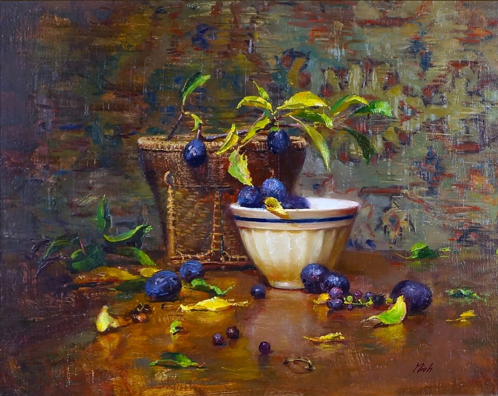 Del Gish | Plums | | The Art Spirit Gallery