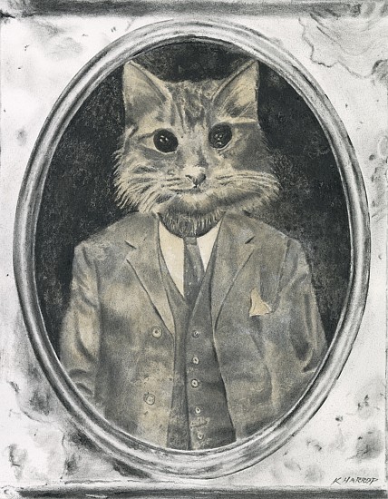 Keith Harrop, Anicurio #1 - Cat
2020, graphite on paper