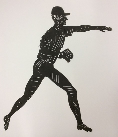 Patrick Siler, Baseball Figure- the Pitch
Stencil
