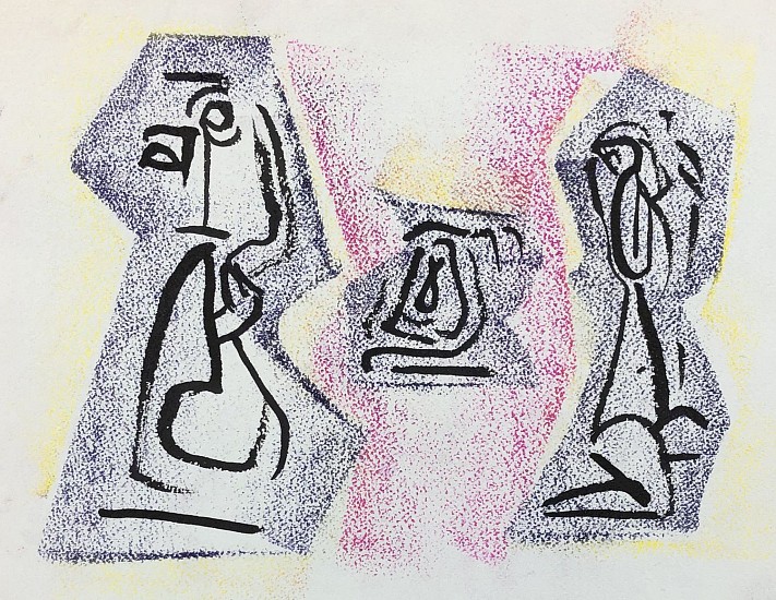 Ernest Lothar, Drawing 222
pastel on construction paper