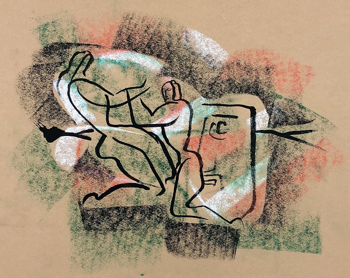 Ernest Lothar, Drawing 240
pastel on construction paper