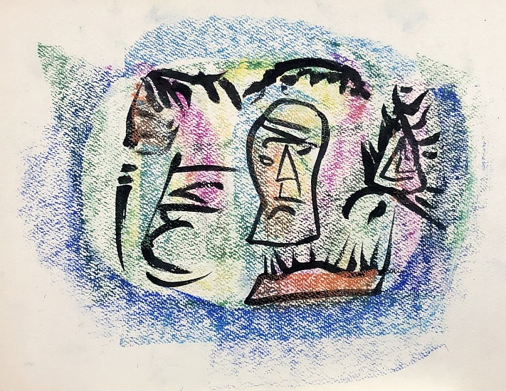 Ernest Lothar, Drawing 254
pastel on construction paper