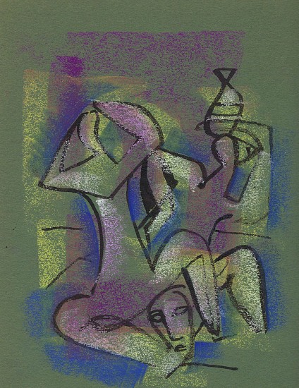 Ernest Lothar, Drawing 43
pastel on construction paper