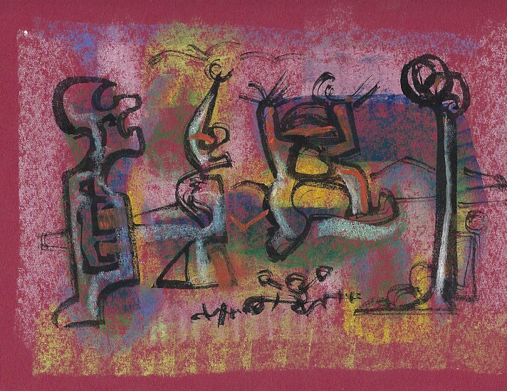 Ernest Lothar, Drawing 50
pastel on construction paper