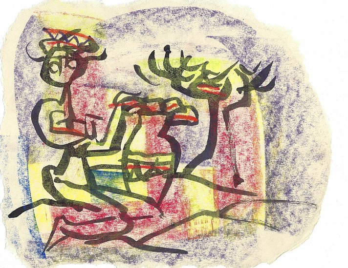 Ernest Lothar, Drawing 125
pastel on construction paper