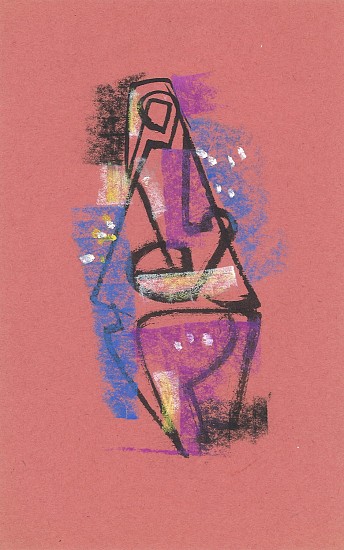 Ernest Lothar, Drawing 283
1955, ink with pastel on construction paper