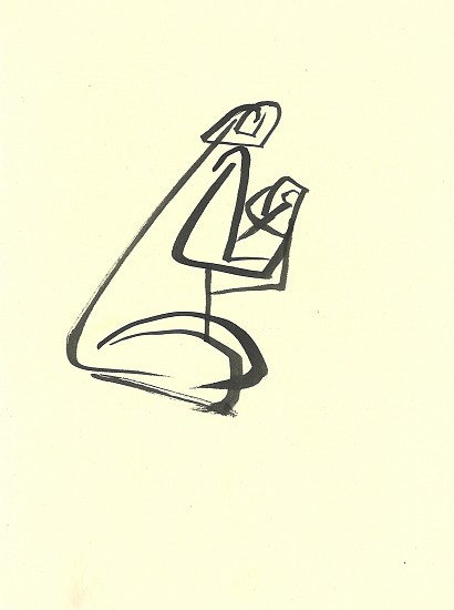 Ernest Lothar, Drawing 289
1954, ink on construction paper