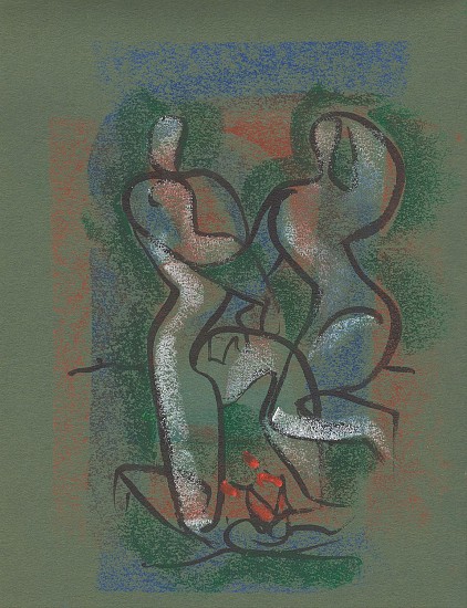 Ernest Lothar, Drawing 310
1954, pastel, paper
