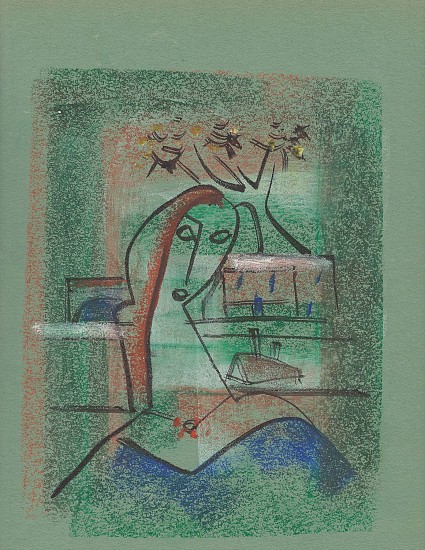 Ernest Lothar, Drawing 326
1954, pastel on paper