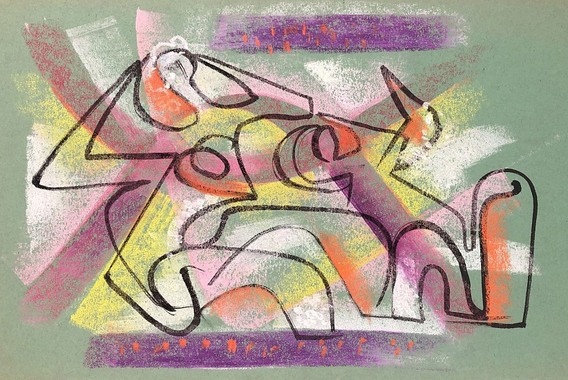 Ernest Lothar, Drawing 269
pastel on construction paper