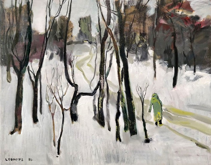 Yaroslav Leonets, Winter
2021, oil on canvas