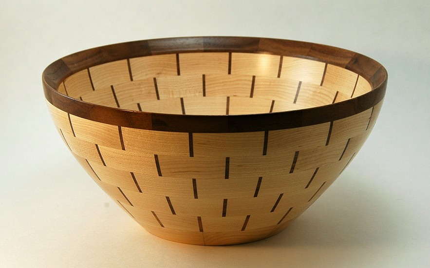 Michael  Frederick, Weave Bowl
2020, wood-walnut/maple