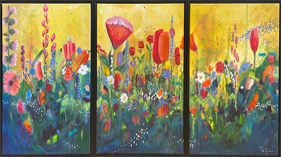 Pat Robinson, Full Blossom (Triptych)
2021