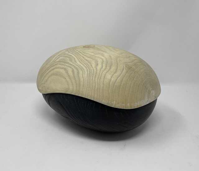 Jill Kyong, Waiting Stone 2
2021, Walnut and Ash with India Ink and Wood Bleach