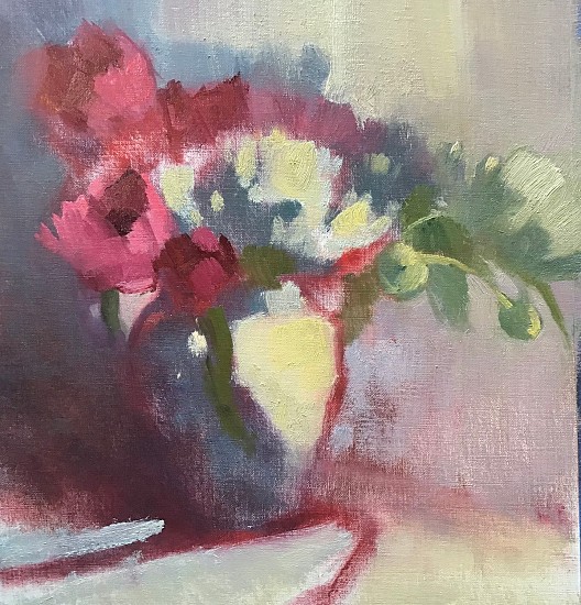 Kathy Gale, Pink and White Peonies
2020, acrylic on canvas