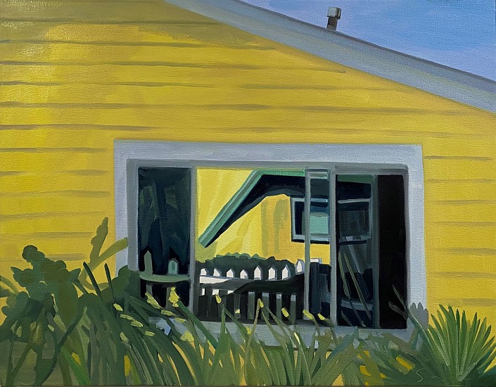Sheila Miles, Beach House Window
2021, oil and wax on canvas