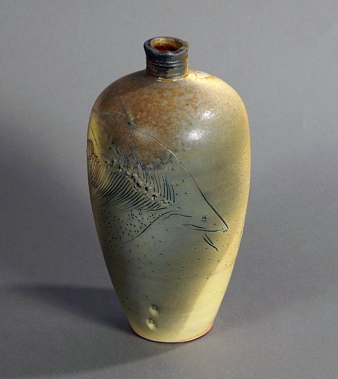Frank Boyden, Spawning Fish Vase
2010, wood-fired porcelain