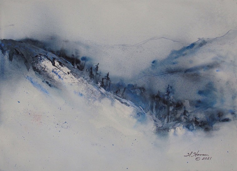 Wes Hanson, Winter Once
2021, watercolor on paper