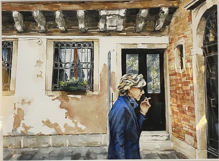 Shelly Lewis, Going to Work
2021, watercolor