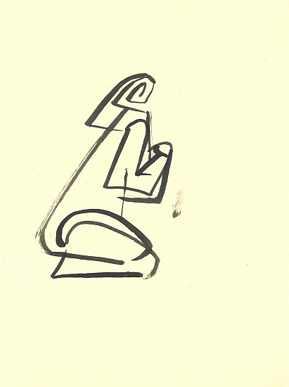 Ernest Lothar, Drawing 285
1954, ink on construction paper