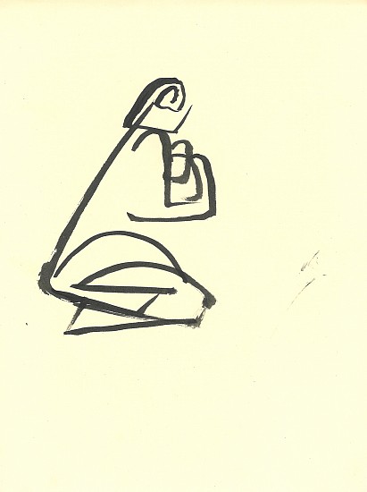 Ernest Lothar, Drawing 286
1954, ink on construction paper