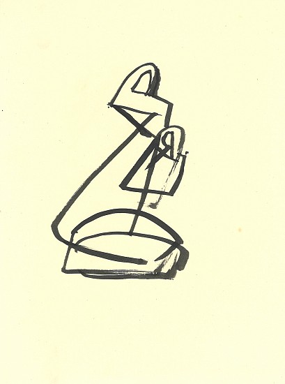 Ernest Lothar, Drawing 287
1954, ink on construction paper