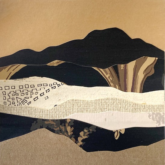 Lorelle Rau, Mountain Mini Series #220
2021, cut paper on panel