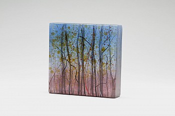 sur 0024 twilight woods 2022 kiln formed glass