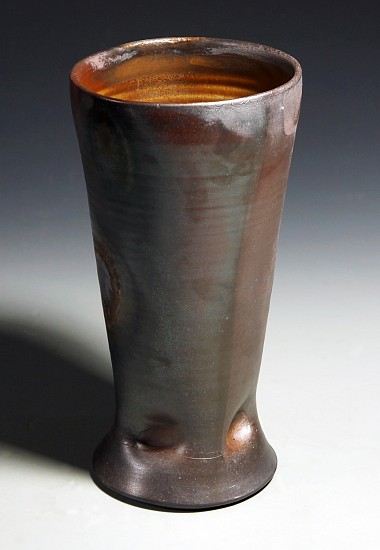 James Tingey, Black Pinch Vase
2016, wood fired, black porcelain