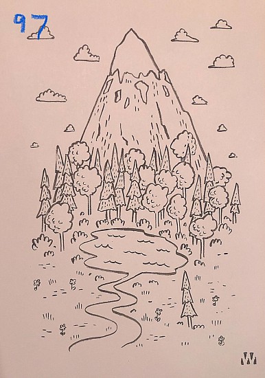 Will Wilson, #97
2022, ink on paper