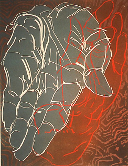 Mary Farrell, Terrain Offering
1999, reduction woodcut