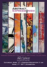 4 23 Abstract Expressionism Postcard