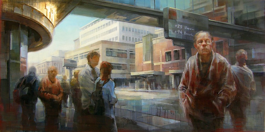 Victoria Brace, Waiting for the Bus - at gonzaga
2012, oil on canvas
