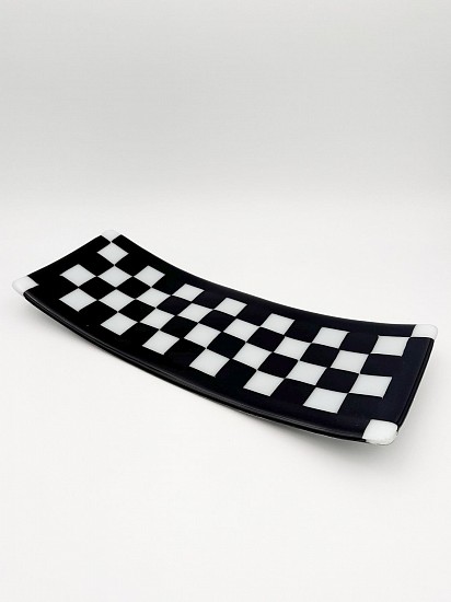 Louise Telford, Checkered Serving Platter
2022, kilnformed glass