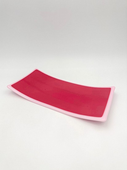 Louise Telford, Pink Sushi Platter
2022, glass