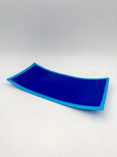Louise Telford, Blue Sushi Platter
2022, glass